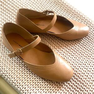 Lucky Brand Leather Mary Jane Flats